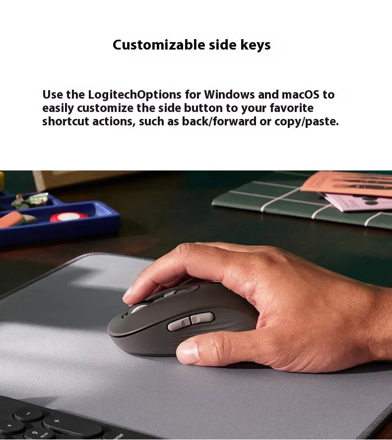 Logitech M750 Mouse 2.4Ghz USB Receiver Wireless Mice 2000DP Office Smart Mouse Portable Mouse For PC Laptop