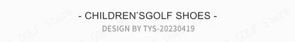 PGM Boys Girls Golf Shoes Light Weight Soft and Breathable Waterproof Anti-slip Universal Outdoor Sports Shoes XZ127