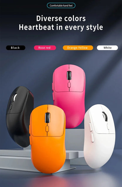 High Quality Rechargeable Wireless Mice Support Bluetooth/2.4G Gaming Mouse High Precision Silent Gamer Mice for ipad Computer