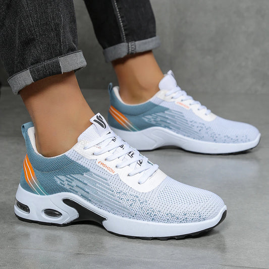 Men's shoes Autumn Men's casual shoes: Fashionable versatile breathable mesh casual sports shoes Affordable Free shipping