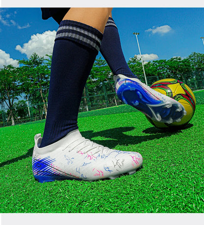 New Men's Soccer Shoes Top Quality Wholesale Cleats Football Boots Training Non-Slip Sneakers FG Drop Shipping Unisex Adult