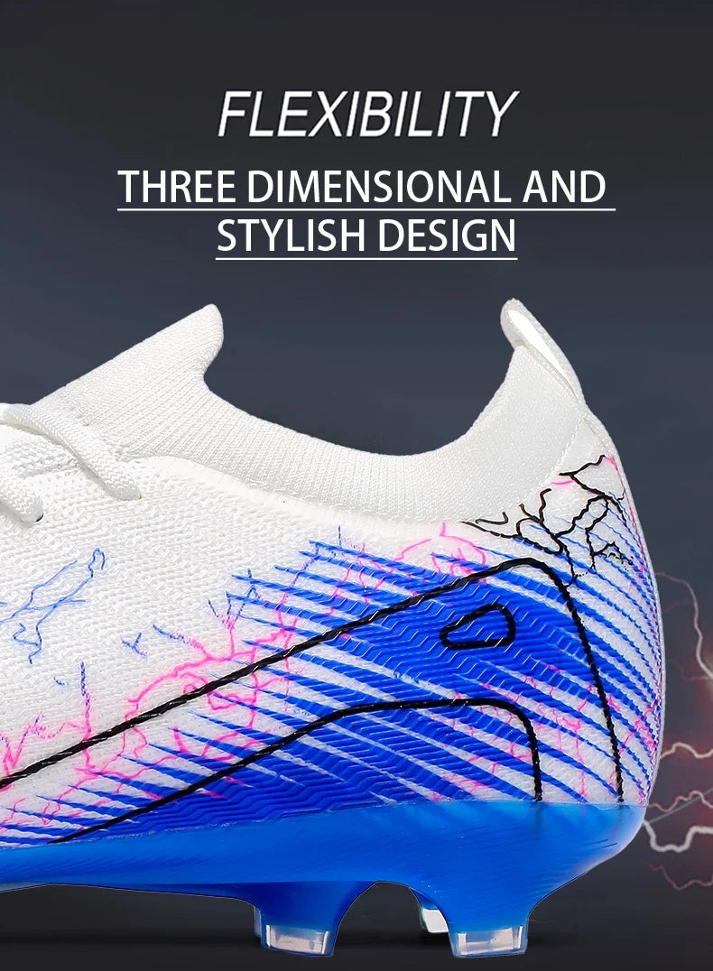 New Men's Football Boots Non-Slip Soccer Shoes Training Sneakers FG Top Quality Cleats Wholesale Drop Shipping Unisex Adult