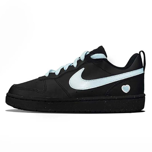 Custom Sneakers Nike Court Borough Retro Black Warrior Splash Ink Galaxy Dream Women's Skate Shoes