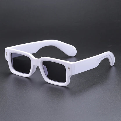 1pc Unisex Casual Simple Style Square Plastic Frame Fashion Glasses Suitable For Daily Life Outdoor Street-Photography Vacation