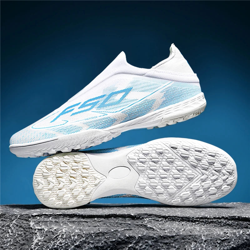 Nouvelles chaussures de football pour hommes, crampons de football sur gazon, chaussures de football pour adultes, crampons de futsal, crampons de sport confortables, antidérapants, ultra-légers, pour entraînement en s