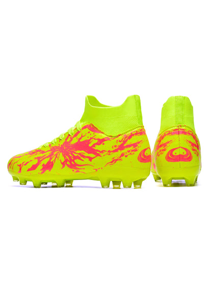 Chaussures de football pour hommes AG FG, crampons légers, semelle extérieure durable et antidérapante, tige confortable en PU, entraînement en plein air