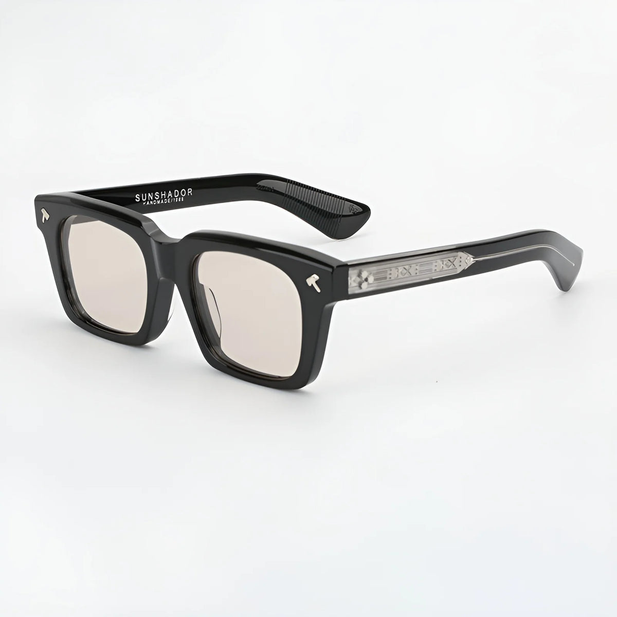 Top Quality Luxury Square Acetate Sunglasses For Men Women Classic Sunglasses outdoor UV400 Protection Logo Customization