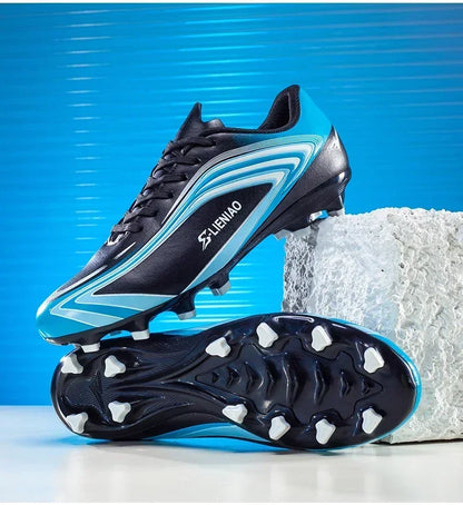 Nouvelles chaussures de football pour hommes, crampons de futsal, chaussures de soccer, chaussures de match, baskets d'intérieur de haute qualité, best-seller, antidérapantes, pour entraînement et extérieur