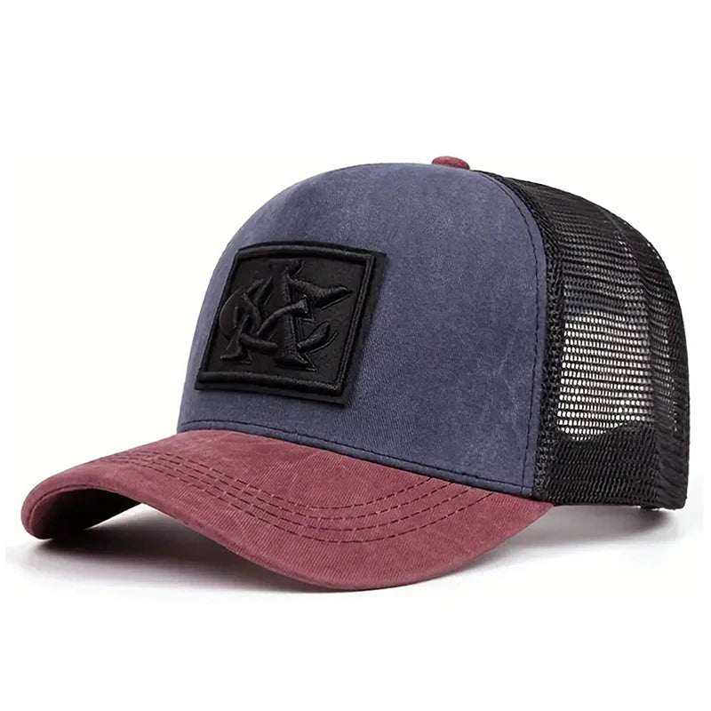 2025 New Simple Fashion Breathable Mesh Hat CA Embroidered Hip Hop Hat Outdoor Daily Leisure Decoration Hat Unisex Baseball Hat