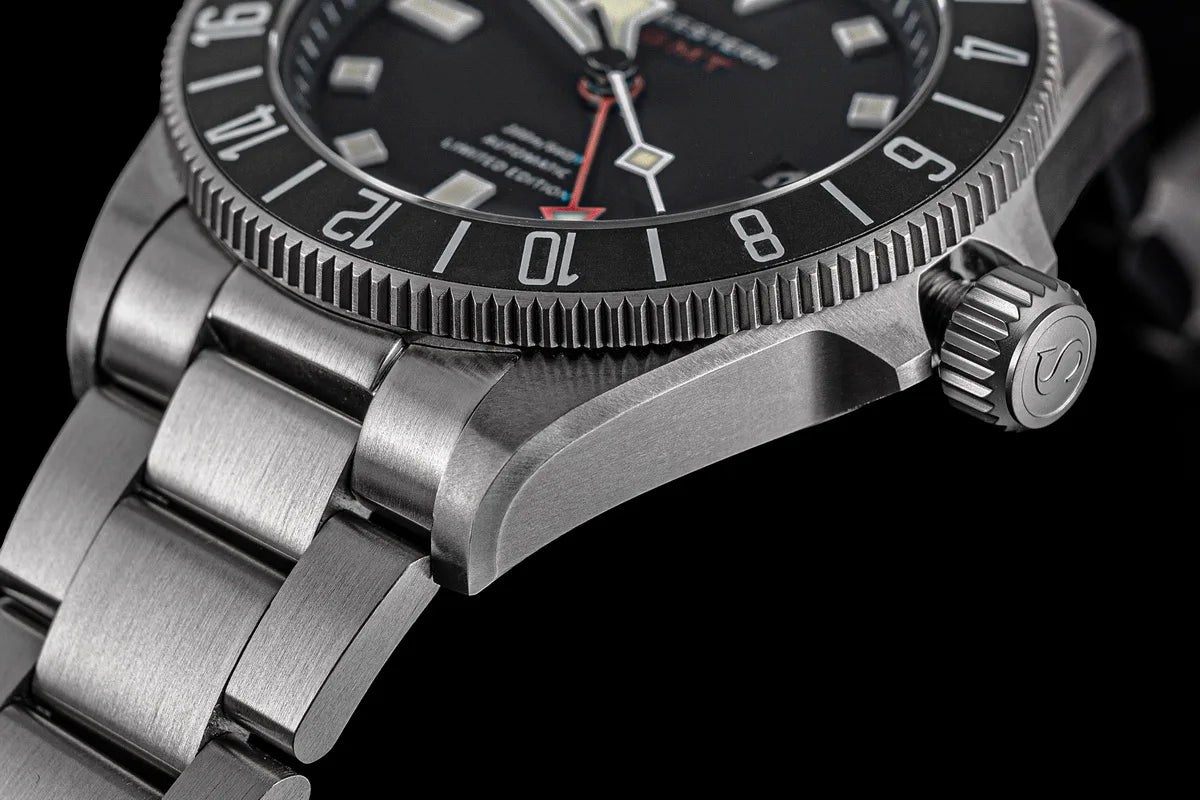 SEESTERN Titanium Diver Men of Watch GMT Automatic Mechanical Wristwatch NH34 Movement Sapphire Crystal 200M Waterproof Lume New