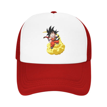 Dragon Ball Son Goku Mesh Baseball Cap Adult Trucker Hat Anime Hats Adjustable Snapback Caps Sports Cap Winter Trucker Hats