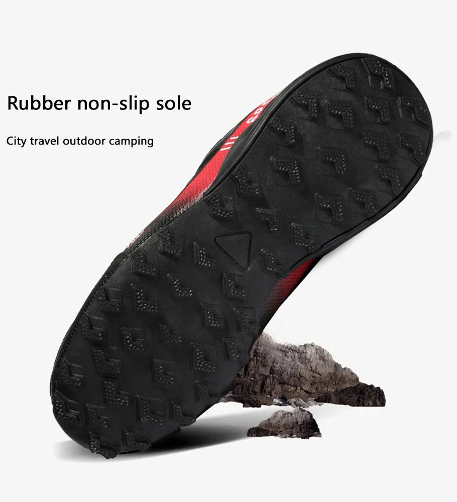 Zapatillas de senderismo para hombre, de exterior, con suela de goma antideslizante, tácticas de entrenamiento, ligeras y cómodas para senderismo, viajes y deporte