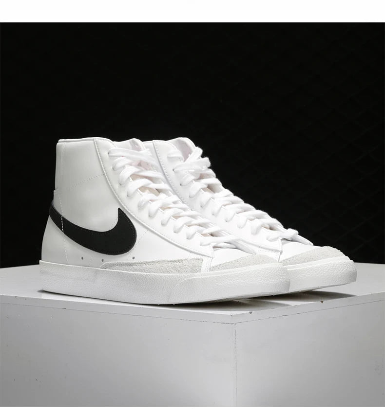 Nike Official Authentic BLAZER MID '77 Men's and Women's Casual Comfortable Sneakers BQ6806-100