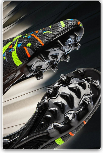 Nouvelles chaussures de football pour hommes, chaussures d'entraînement professionnelles, chaussures de football, baskets de match, chaussures de sport pour l'extérieur sur gazon, antidérapantes, ultralégères, unisexes