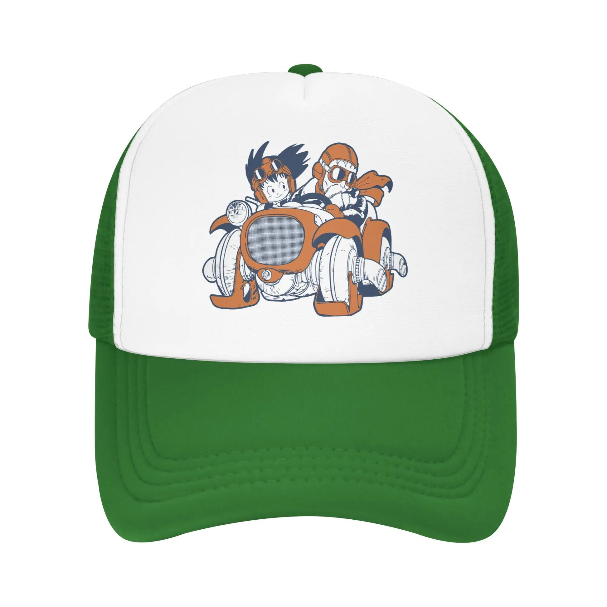 Produit gaming premium Fraquane, Goku Muten Roshi Dragon Ball Z Baseball Caps Sport Sun Hat Anime DBZ Hats Breathable Polyester Trucker Cap Summer Trucker Caps