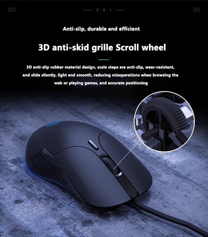 INPHIC B1 USB Wired Mouse Silent Office Gaming Mouse for PC and Laptops