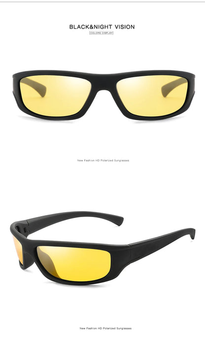 2024 Fashion Polarization Cycling Sunglasses Retro Sport Fishing Glasses Men Women Lightweight Driving Cycling Running UV400