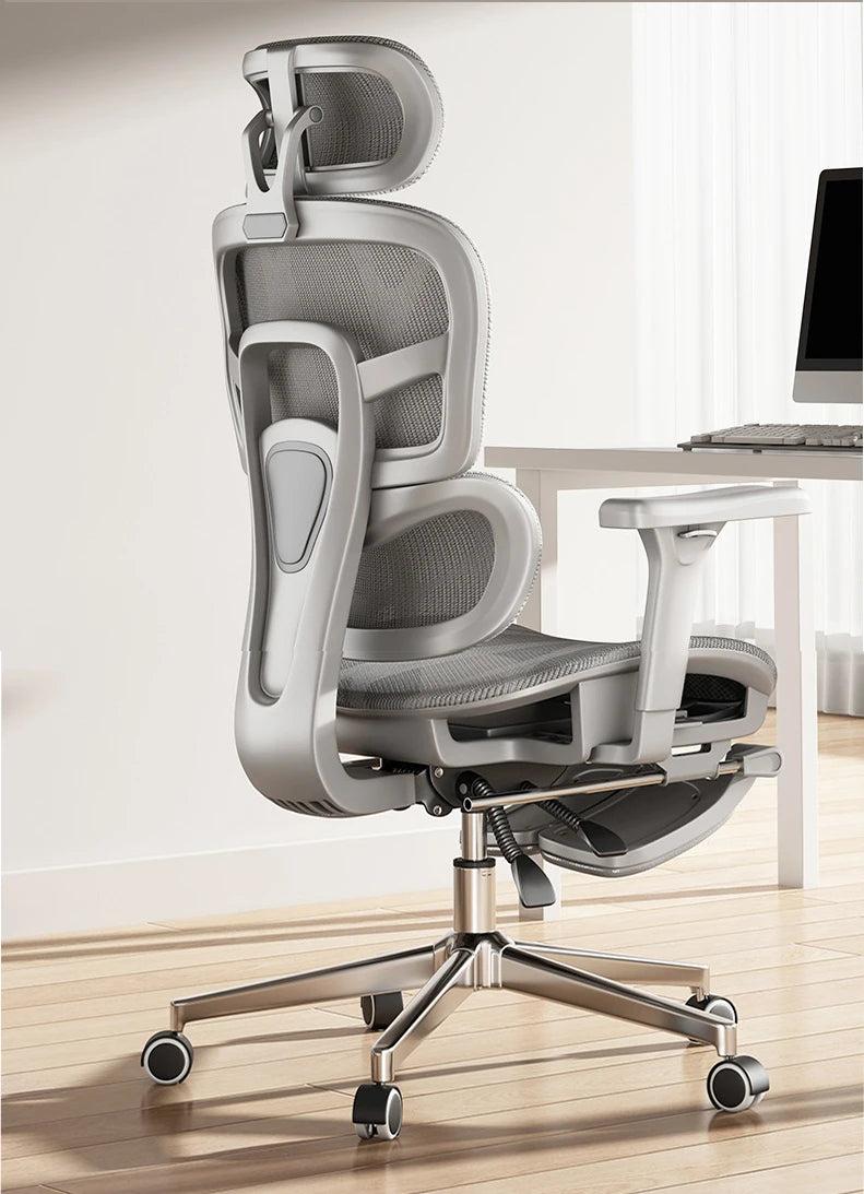2025 New Ergonomic Office Chairs Gaming Chair Desk Seats Home Seat With Footrest Lumbar Support For Comfortable Long Sitting