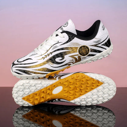 Scarpe da calcio da uomo, comode e traspiranti, per ragazzi, leggere e antiscivolo, scarpe da allenamento per erba, turf e sport all’aperto