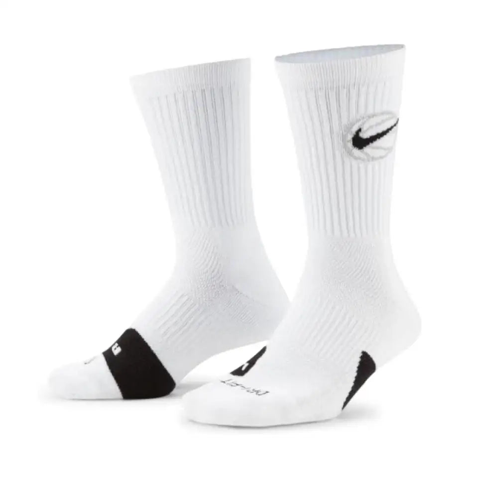 Nike Socks: 3-Pack of Men's and Women's Sports Socks / Basketball Socks / Durable, Moisture-Wicking Cotton Socks SX5545-100