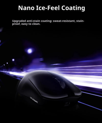 NEW ATK U2 V2 Mini Ultimate Wireless Gaming Mouse Tri-model Lightweight PAW3950Ultra 8KHz 500mAh Custom Ergonomic E-sports Mouse
