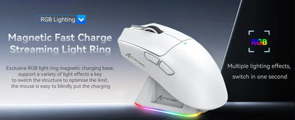 Original Brand ATTACK SHARK X11 Wireless Gaming Mouse Charging Dock PixArt PAW3311 Gaming Sensor, Origin BT/2.4G Wireless/Wired