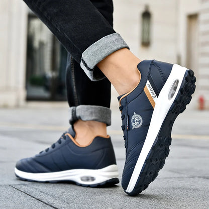Chaussures de sport pour hommes grande taille respirant confortable résistant à l'usure Snekaers semelle souple chaussures de course plates décontractées pour homme