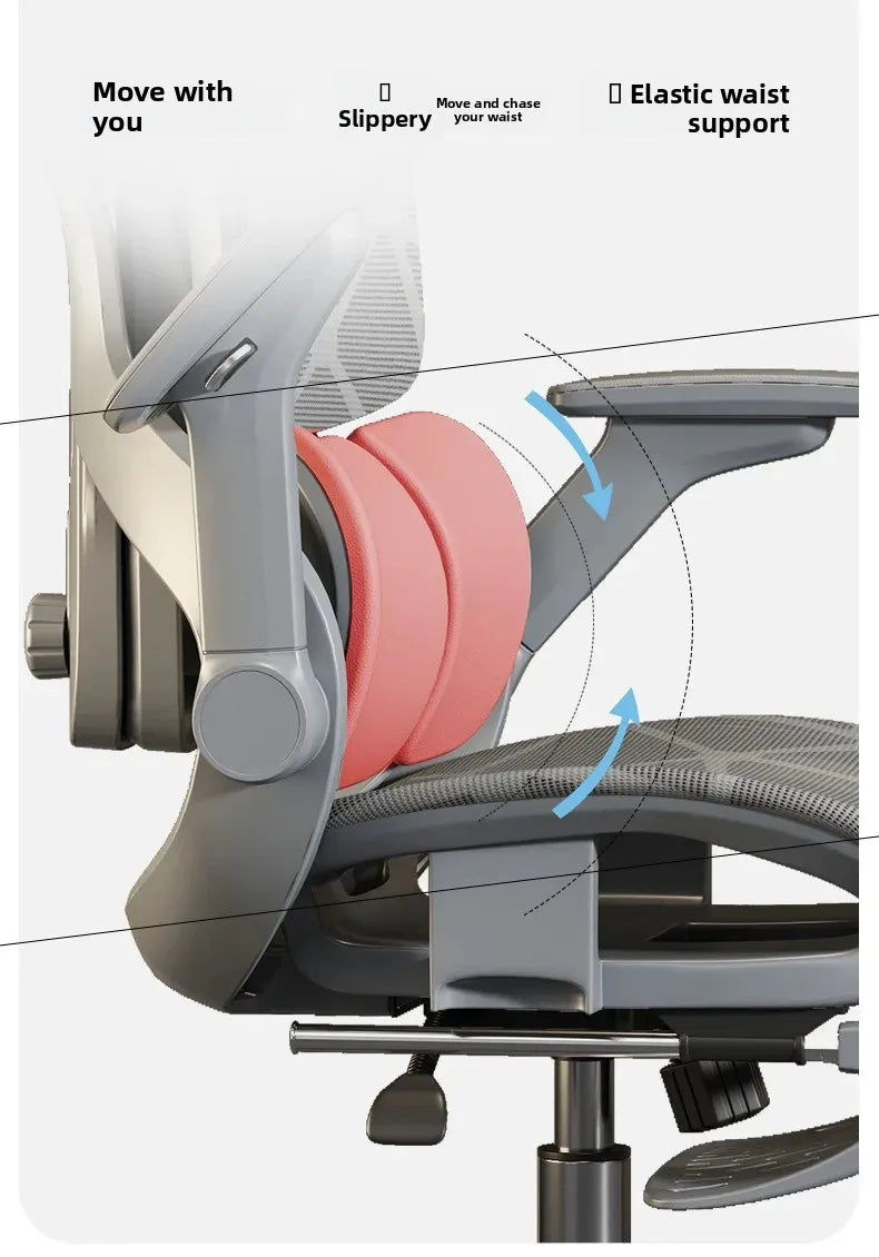 Air Titan Full Mesh Office Computer Gaming Ergonomic Three Zone Lumbar Support Student Desk Chair with Good Ventilation Design