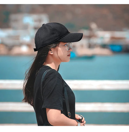Wholesale Men Women Soft Top Baseball Cap With Custom Logo Unisex Adjustable Dad Hat Shade Hip Hop Summer Sunshade Hat Sport Hat