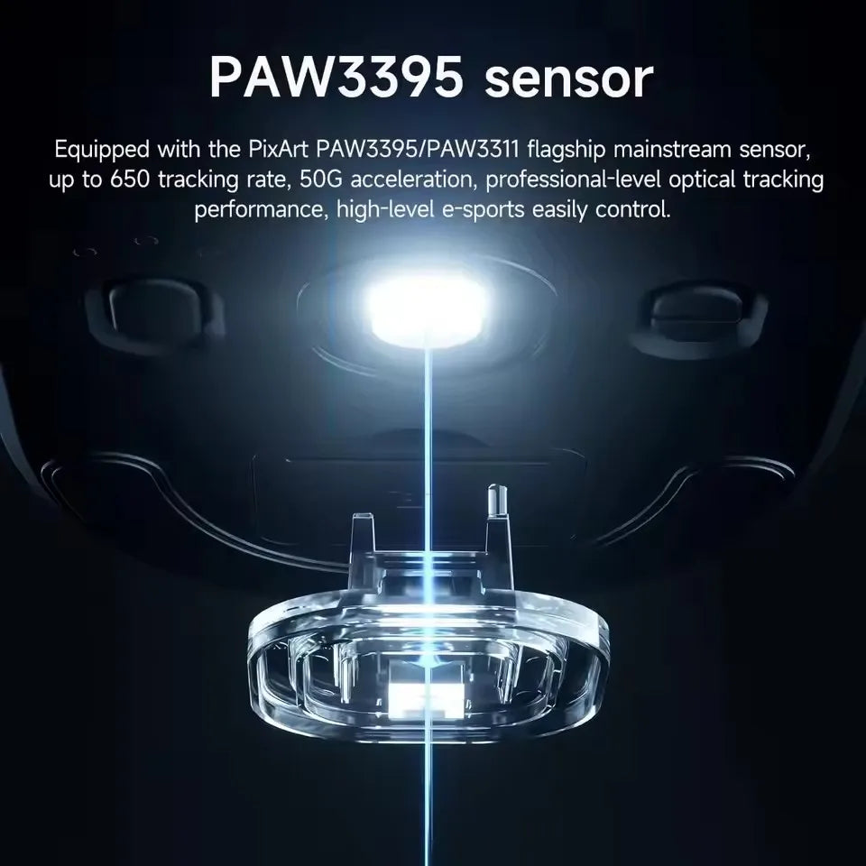 MCHOSE G3 V2 Pro Wireless Gaming Mouse Tri-Mode Bluetooth 800mAh Rechargeable Lightweight Customized Ergonomics Esports Mouse