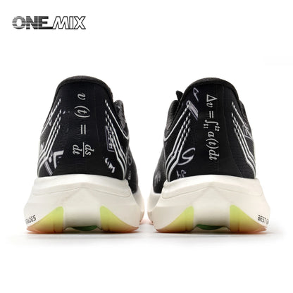 ONEMIX-Nylon Carbon Board Marathon Running Racing Shoes, Professional Stable Support, Shock-relief, Ultra-light Rebound Sneaker