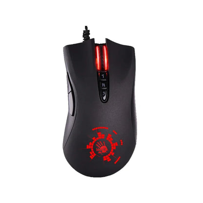 A4TECH Bloody A91 Gaming Mouse,4000 DPI,Drag Click,1000HZ,6666FPS,8 Buttons,Metal X' Glide Armor Boot,Over 20 million clicks