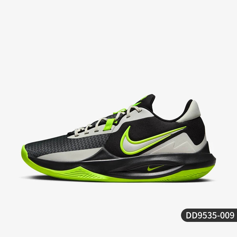 Nike Official Authentic PRECISION VI Men's Cushioning Low-Cut Basketball Shoes DD9535-009