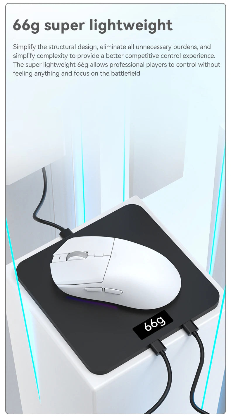 AJAZZ AJ139Pro/AJ139V2MC Wireless Mouse PMW3395/PAW3311 Chipset 12000-26000Dpi Professional Gaming Mouse