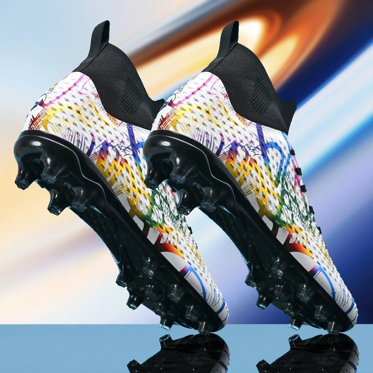 Chaussures de football spéciales pour les nouveaux élèves, chaussures de football d'entraînement pour adolescents, compétitions, tailles 31-46 #   Chaussures de sport d'extérieur montantes pour étudiants
