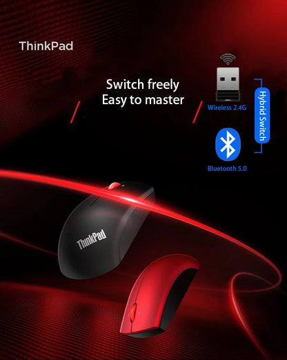 Mouse Lenovo ThinkPad Office Mouse 4Y50Z21427 Black Bluetooth + Wireless Dual-Mode Mouse