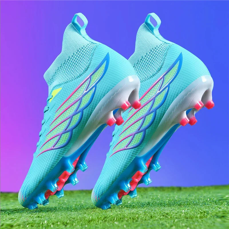 Chaussures de Football antidérapantes pour hommes, bottes de Football TF/FG, respirantes, pour l'extérieur, basses, antidérapantes, baskets de sport