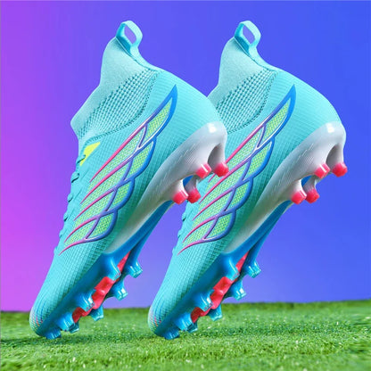 Chaussures de Football antidérapantes pour hommes, bottes de Football TF/FG, respirantes, pour l'extérieur, basses, antidérapantes, baskets de sport