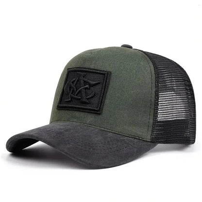 2025 New Simple Fashion Breathable Mesh Hat CA Embroidered Hip Hop Hat Outdoor Daily Leisure Decoration Hat Unisex Baseball Hat