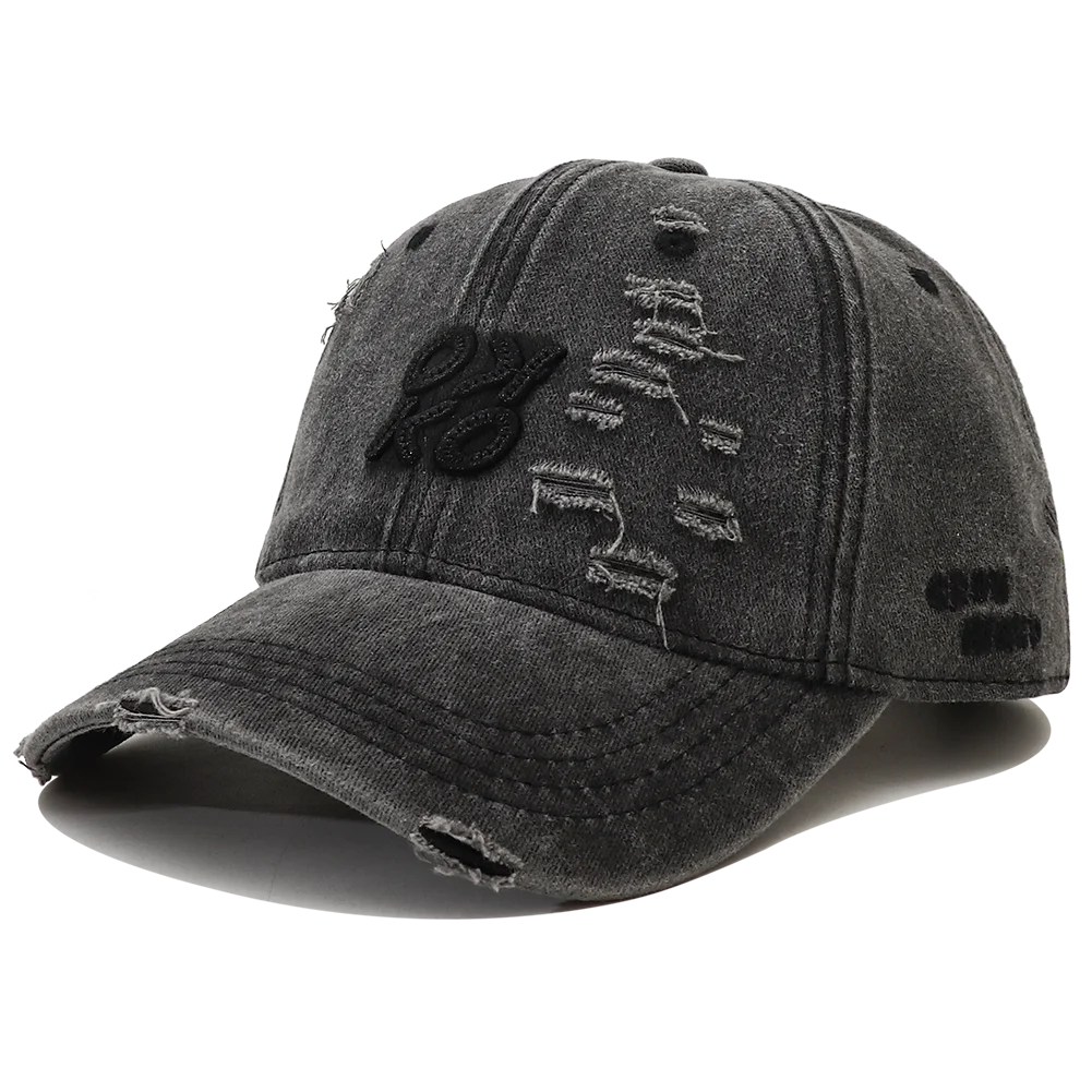 2026 New Retro Washed Cotton Baseball Cap Unisex Letter Embroidery Caps Adjustable Casual Outdoor Streetwear Sports Dad Hats