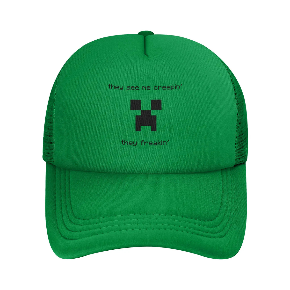 Creepin Creepers für Erwachsene – Trucker-Cap, Mesh-Baseballkappe, Snapback-Kappen, Hüte, Sonnenhut, verstellbare Sonnenkappen, Sommer