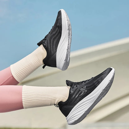 XTEP Running Shoes For Women 2025 Summer New Elastic Comfortable Wear-Resistant Training Professional Sports Shoes 875318110013