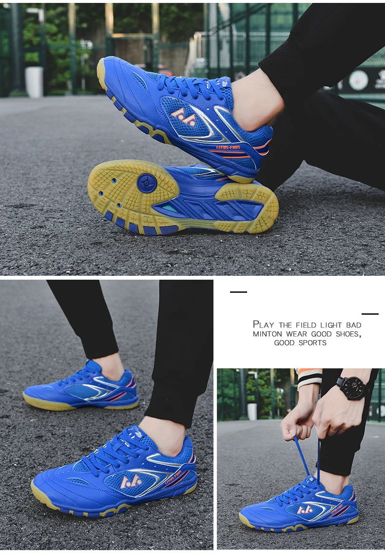 Men Table Tennis Shoes High Quality Indoor Sneakers Casual Training Golf Shoes Big Size Wear Brand Resistant Volleyball Shoes
