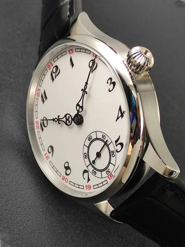Men's Manual Mechanical Watch Roasted Blue Pin Seagull ST3621 Vintage Business Men's Waterproof Genuine Leather Watch