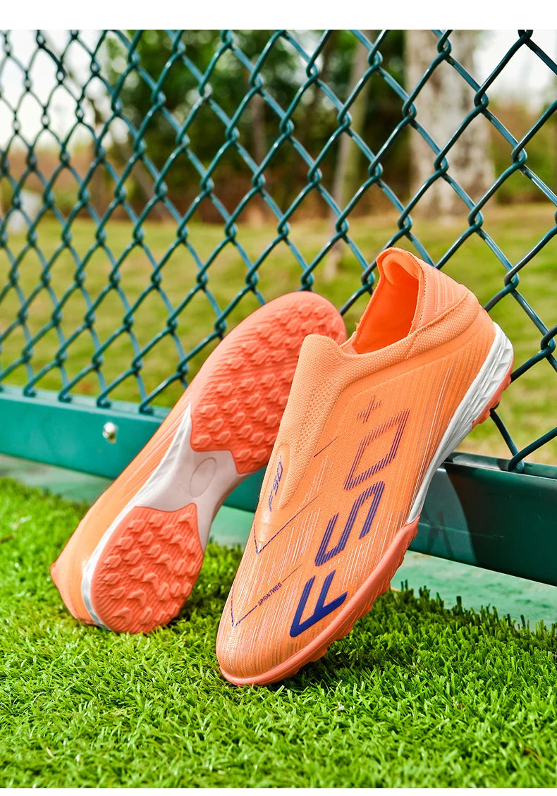 New Men's Football Boots Grass Cleats Futsal Comfortable Turf Soccer Shoes Sport Ultralight Fg Non Slip Indoor Adult Non-Slip