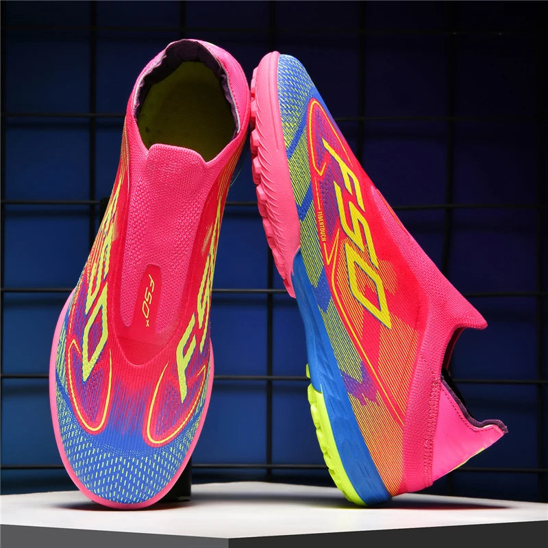 New Men's Football Boots Ultralight Sport Indoor Cleats Soccer Shoes Grass Adult Non-Slip Non Slip Fg Turf Futsal Comfortable