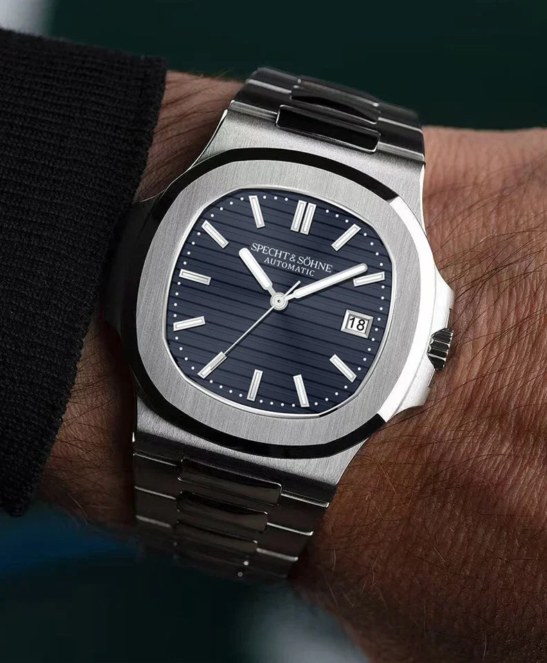 2026 New Specht & Söhne 40MM Rose Gold Men's Watch Japan Miyota 8215 Automatic Mechanical Steel Sapphire Crystal 50M Waterproof