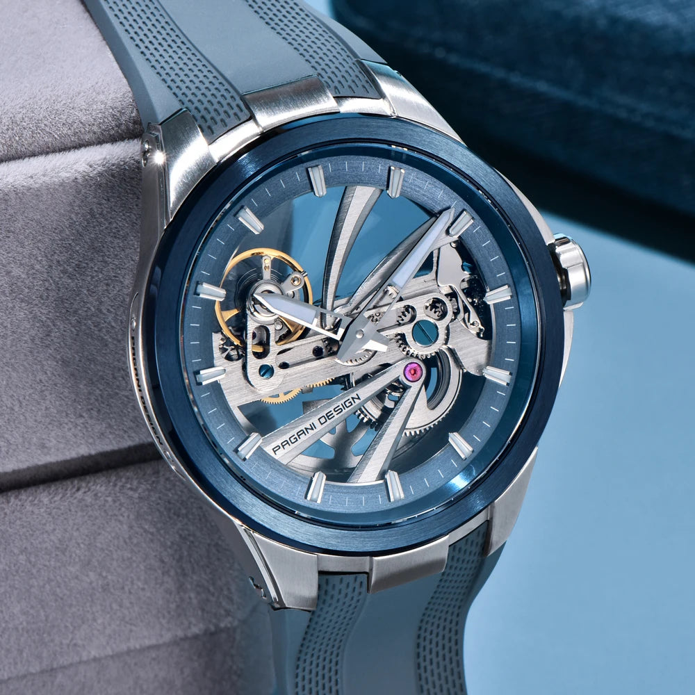 2026 New PAGANI DESIGN Hollow Men's Watches Mechanical Luxury Automatic Watch Men AR Sapphire Waterproof Luminous Man Gift Clock