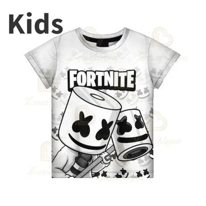 T-shirt 3D Red Jade Fortnite Anime Battle Royale per uomo, donna e bambini - T-shirt Pelly, regalo di compleanno per ragazze e ragazzi