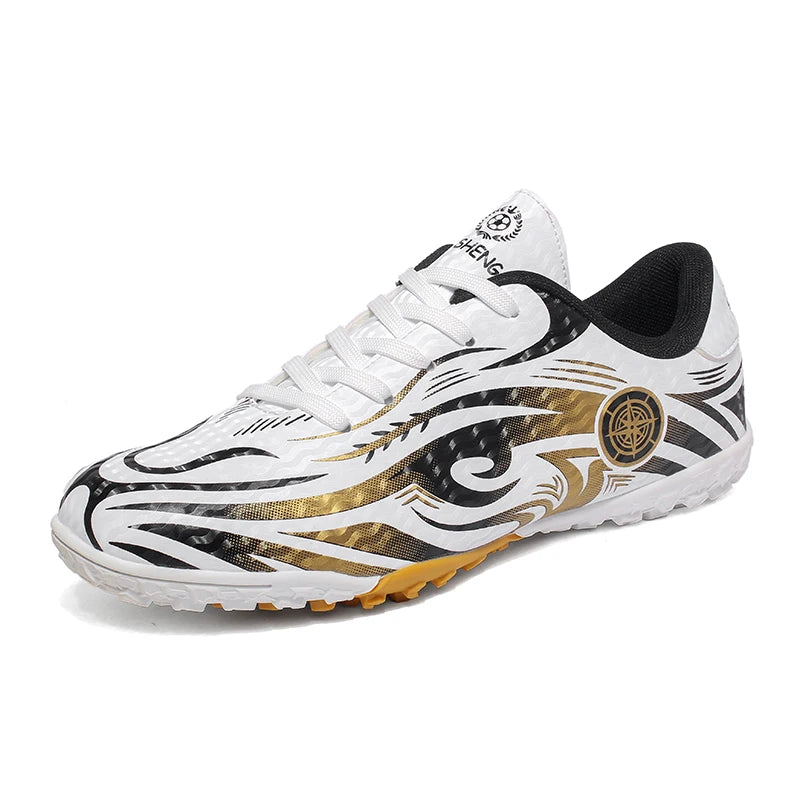 Scarpe da calcio da uomo, comode e traspiranti, per ragazzi, leggere e antiscivolo, scarpe da allenamento per erba, turf e sport all’aperto
